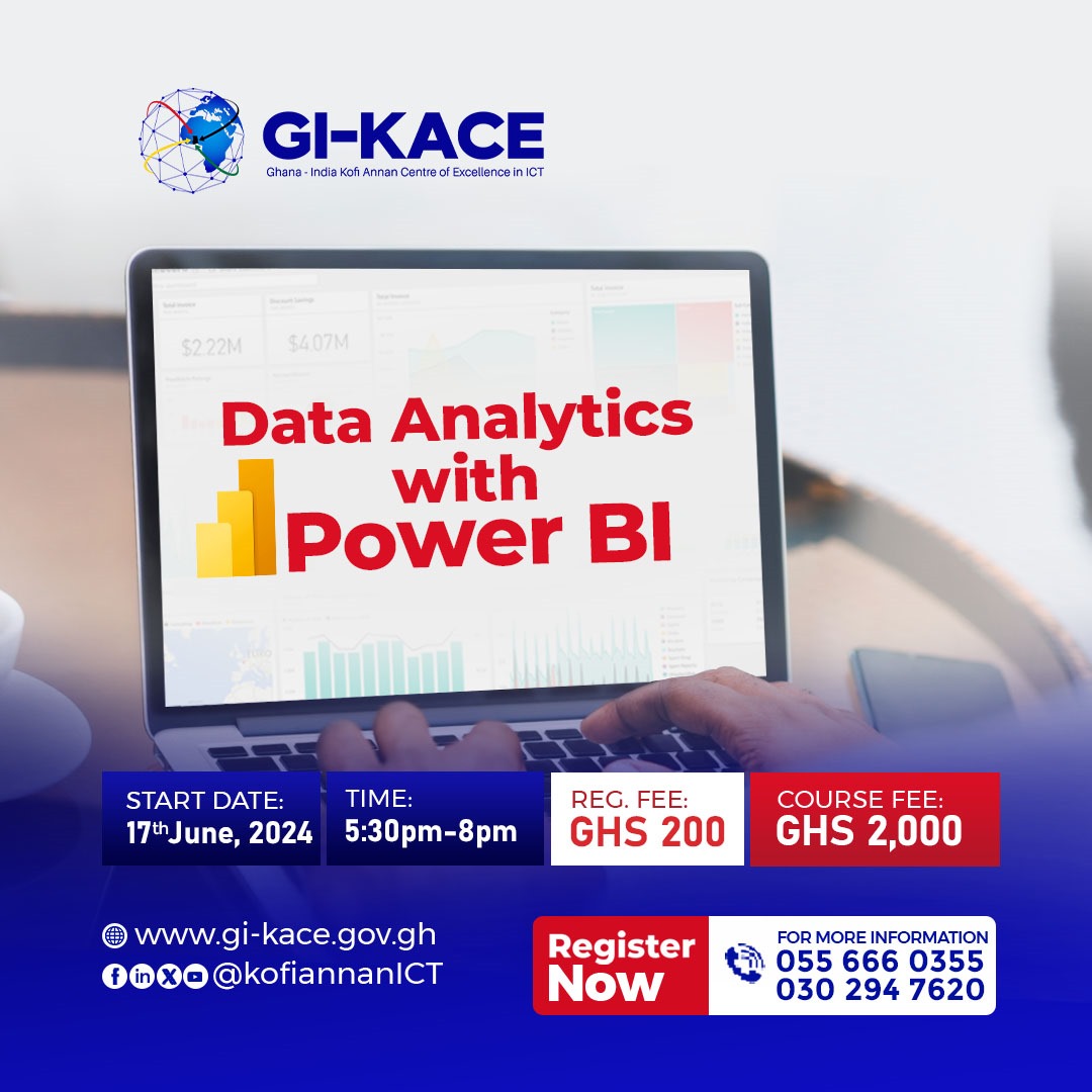 In today's data-driven world, it is important to know how to analyse data because most companies make decisions based on insights and analytics. 

Join our Data Analytics with Power BI class now and learn from industry experts at GI-KACE. Enroll now!!
#gikace #PowerBI