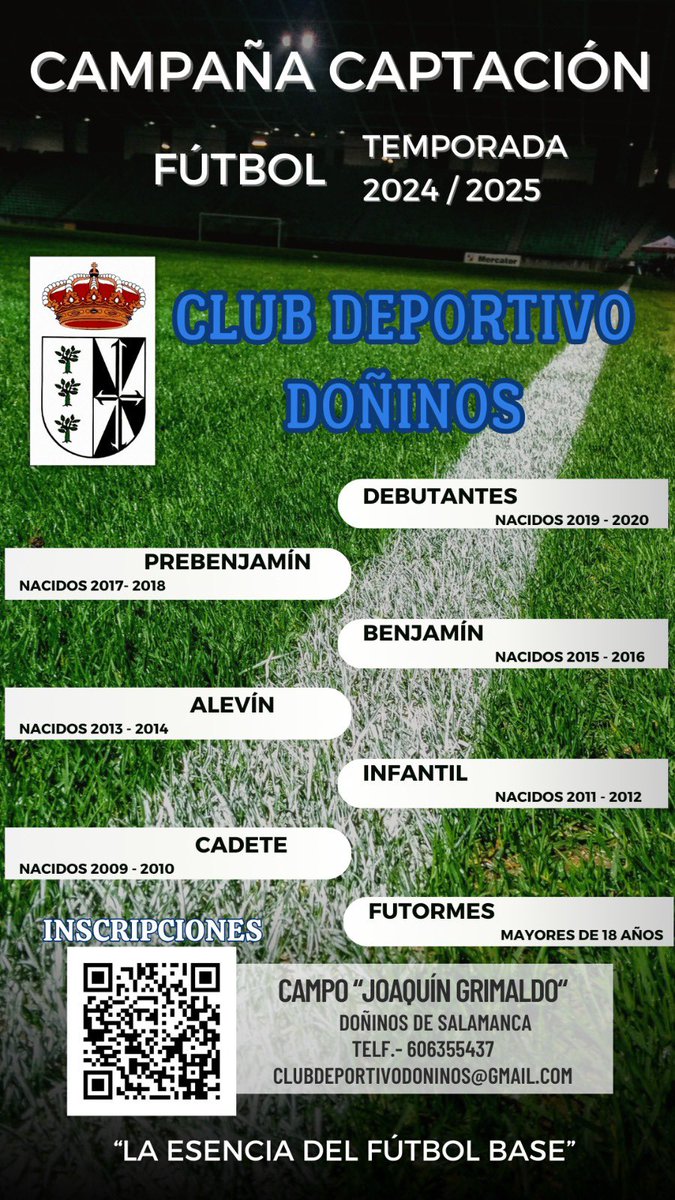 Captaciones fútbol 24/25