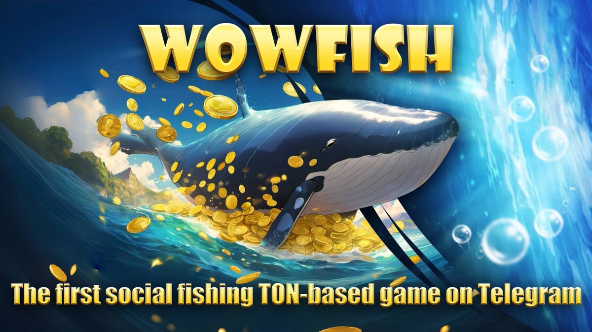 ￼￼ #WowFish @WowFish_io からお知らせ￼￼👀 #TON チェーンの爽快シューティング WowFish￼🐳🔫#エアドロ イベント開催中￼￼🔥 ￼⏬から簡単タスククリアでエアドロ獲得￼ 🔗 t.me/wowfish_airdro…