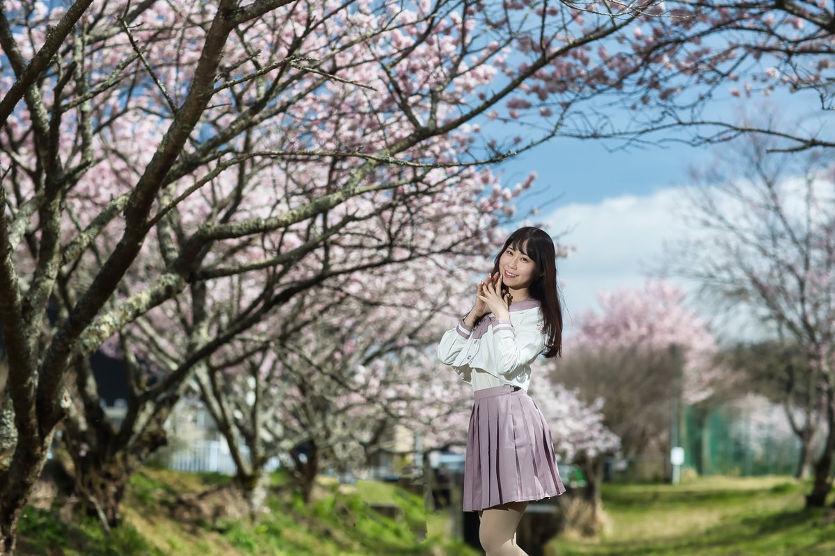 2024年3月 リク撮 model：日南なぎさ さん location：神奈川県某所 カメラ：キヤノン EOSR6 レンズ：キヤノン EF85mm F1.2L USM #日南なぎさ さん @h_inagi @hinaminagisa #春めき桜 #ポートレート #ポートレート好きな人と繋がりたい #被写体募集中