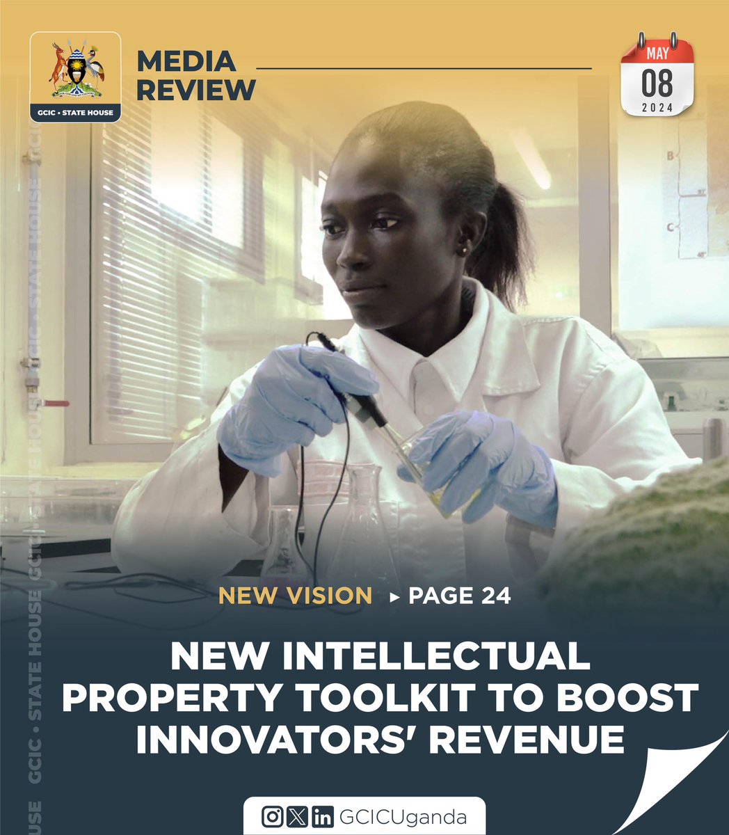 .@GovUganda Launches Intellectual Property Management Toolkit to Safeguard Creators, Drive Revenue, Foster Innovation, and Enhance Export Opportunities Across the Region and Continent.
#GCICMediaReview 
#OpenGovUg