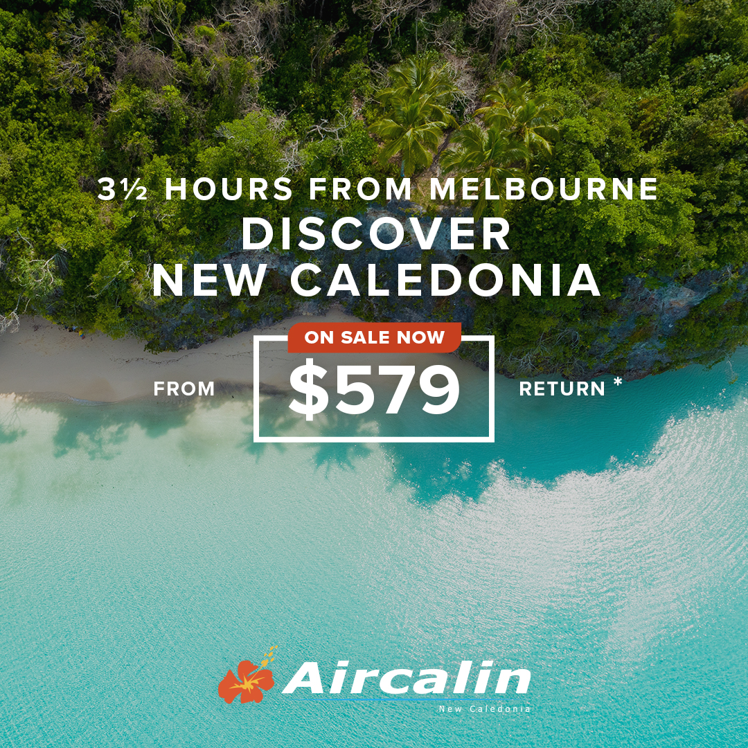 🔥#EscapeToNewCaledoniaSale - From $529 AUD #RoundTrip with #Aircalin!🔥

🥰 #Sydney2Noumea > $529 AUD*
😍 #Brisbane2Noumea > $569 AUD*
🤩 #Melbourne2Noumea > $579 AUD*

👉Book NOW➡️ tinyurl.com/ymr5w4y8

📆Travel Dates on #website!

⌛ HURRY! *Offer ends 24/5/24.
T&Cs apply.