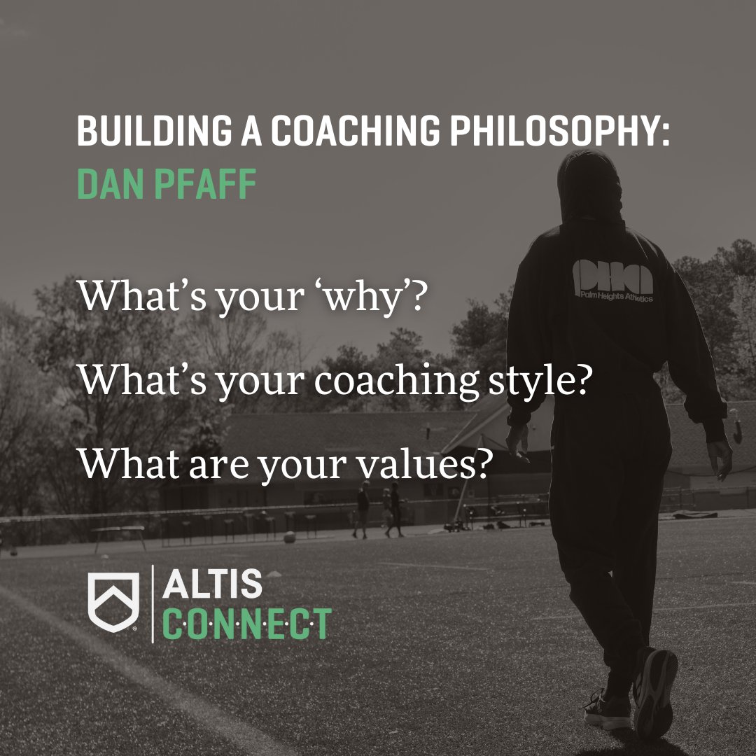 Feeling lost in your coaching approach? Developing a strong coaching philosophy is your key to making impactful decisions for your athletes! 📽️ Head over to ALTIS Connect and watch the full video with Dan Pfaff! loom.ly/ClLqN4M