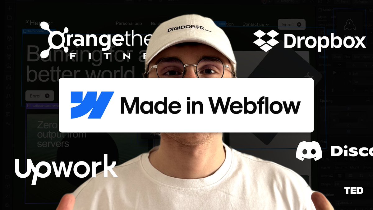 These 5 companies have 2 things in common: 👉 They have annual sales of between 500 million and 3 billion and they use #Webflow Disvover how in today’s video : youtu.be/BEqyWrmE718?si…
