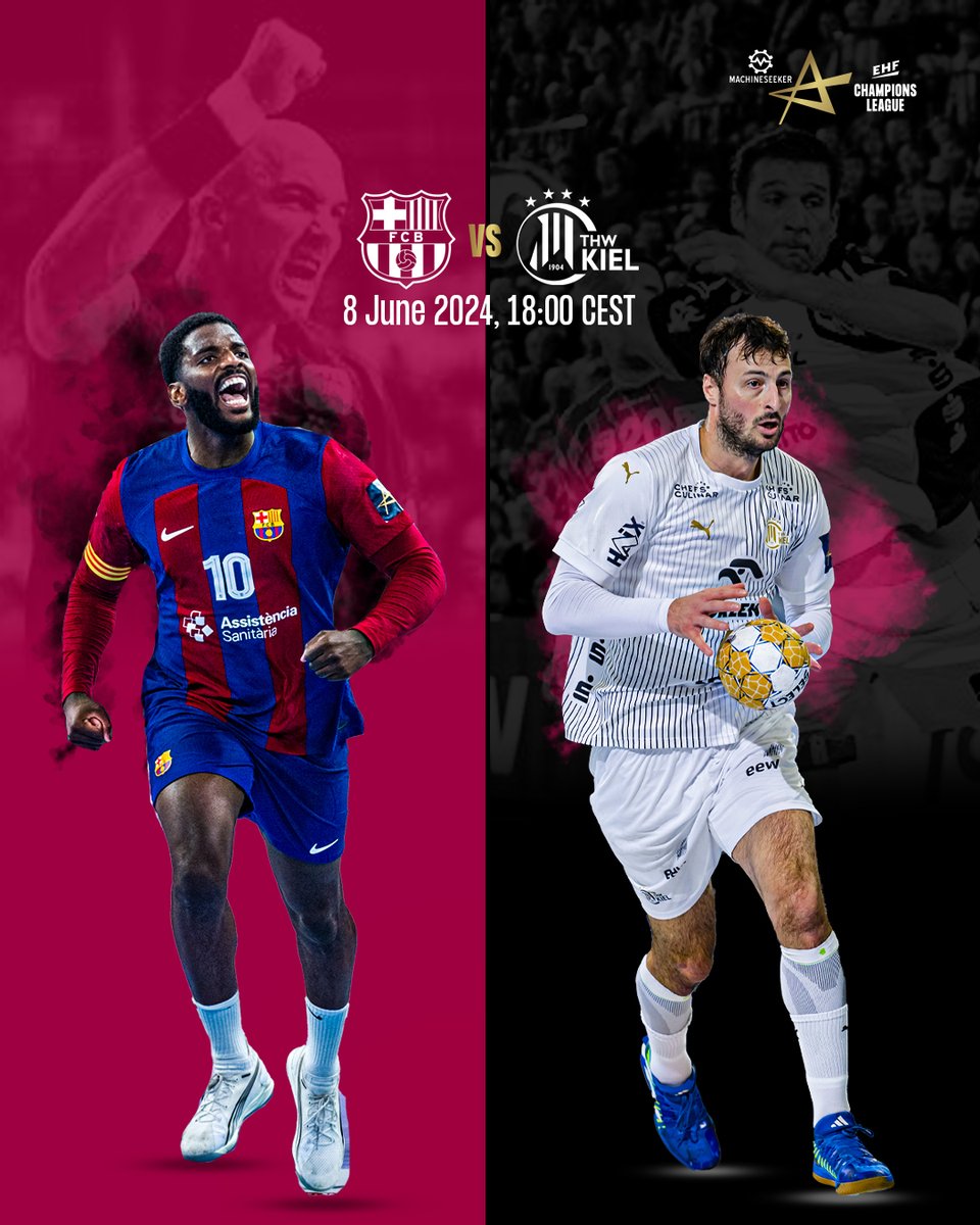 ✨ 𝗛𝗔𝗡𝗗𝗕𝗔𝗟𝗟 𝗖𝗟𝗔𝗦𝗜𝗖𝗢 ✨, the match of the KINGS OF EUROPE 👑🇪🇺!

🔵🔴 Barça (10 🏆🏆🏆🏆🏆🏆🏆🏆🏆🏆)
🦓 THW Kiel (4 🏆🏆🏆🏆)

You will reach the final? #ehffinal4 #ehfcl