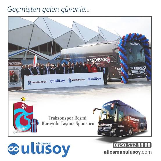 Arkadaşlar ciddi ciddi Trabzon firmalarına boykot uygulayalım!

Önce Trabzonspor'a sponsor olan Ali Osman Ulusoy firmasından başlayabiliriz.

Bize saygı göstermeyene, saygı göstermeyeceğiz!