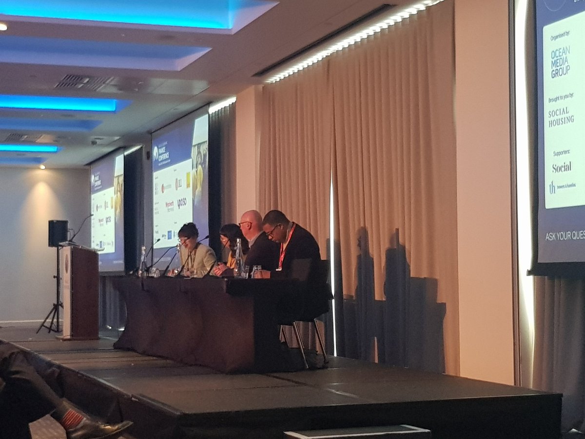 Great first session at today's Social Housing Finance Conference #UKhousing #SHFinance