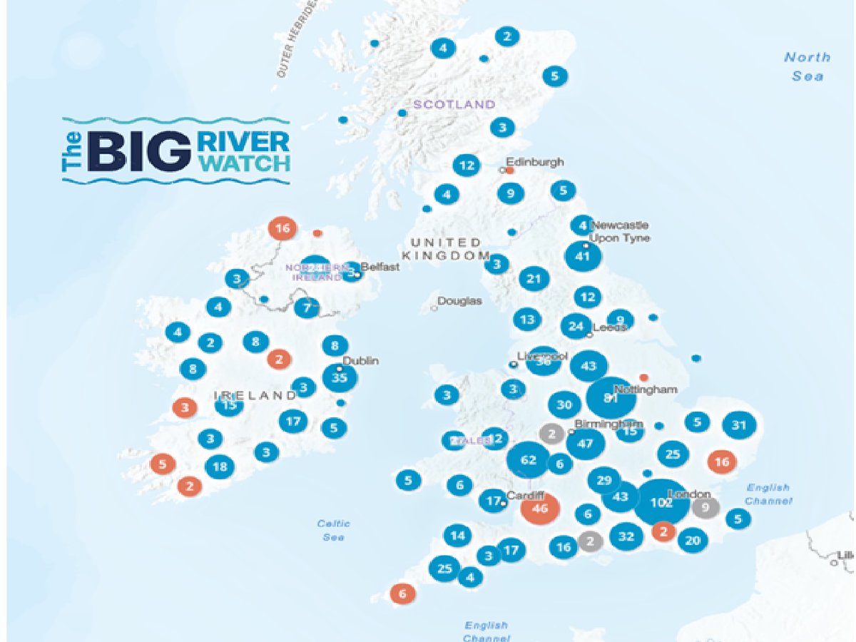 📢 Last chance to contribute vital data to the #BigRiverWatch spring survey! @TheRiversTrust has extended its deadline, after a fabulous 2000 people across Ireland and the UK submitted surveys about their local river over Bank Holiday. ow.ly/BSAo50RyAzl #WildWednesday