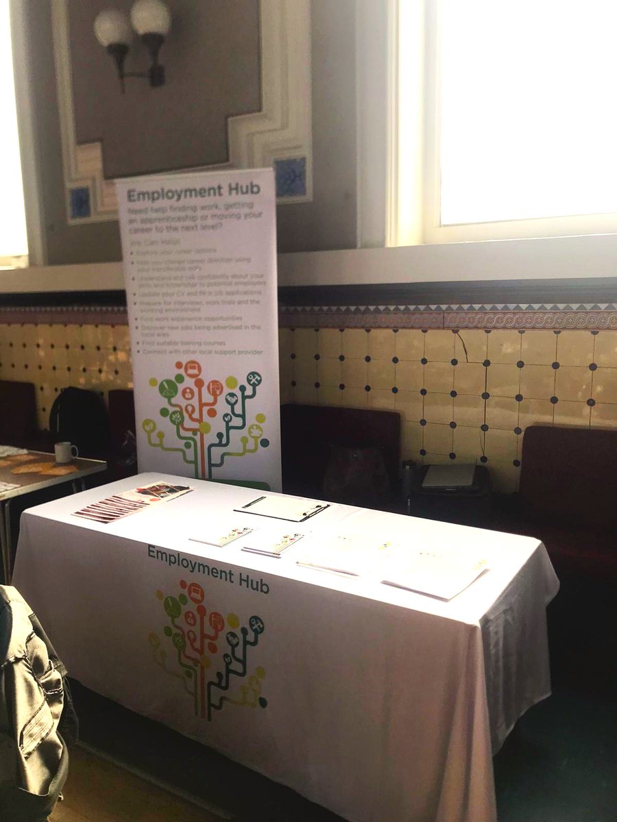 Today we're at the Poverty in Calderdale: Support for Babies, Children and Young People event at Todmorden Town Hall.

Pop on down to see us and hear about how we can help young people find work.

#costoflivingcalderdale