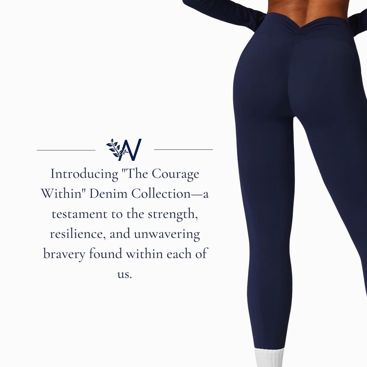✨ Glow Up Your Fitness Routine! ✨ Elevate your workout with our stunning Glow Set, featuring the luxurious V-back Dynasty leggings. Available in our denim collection starting 11.5.2024. #GlowFitness #DenimCollection #EmpowerYourWorkout