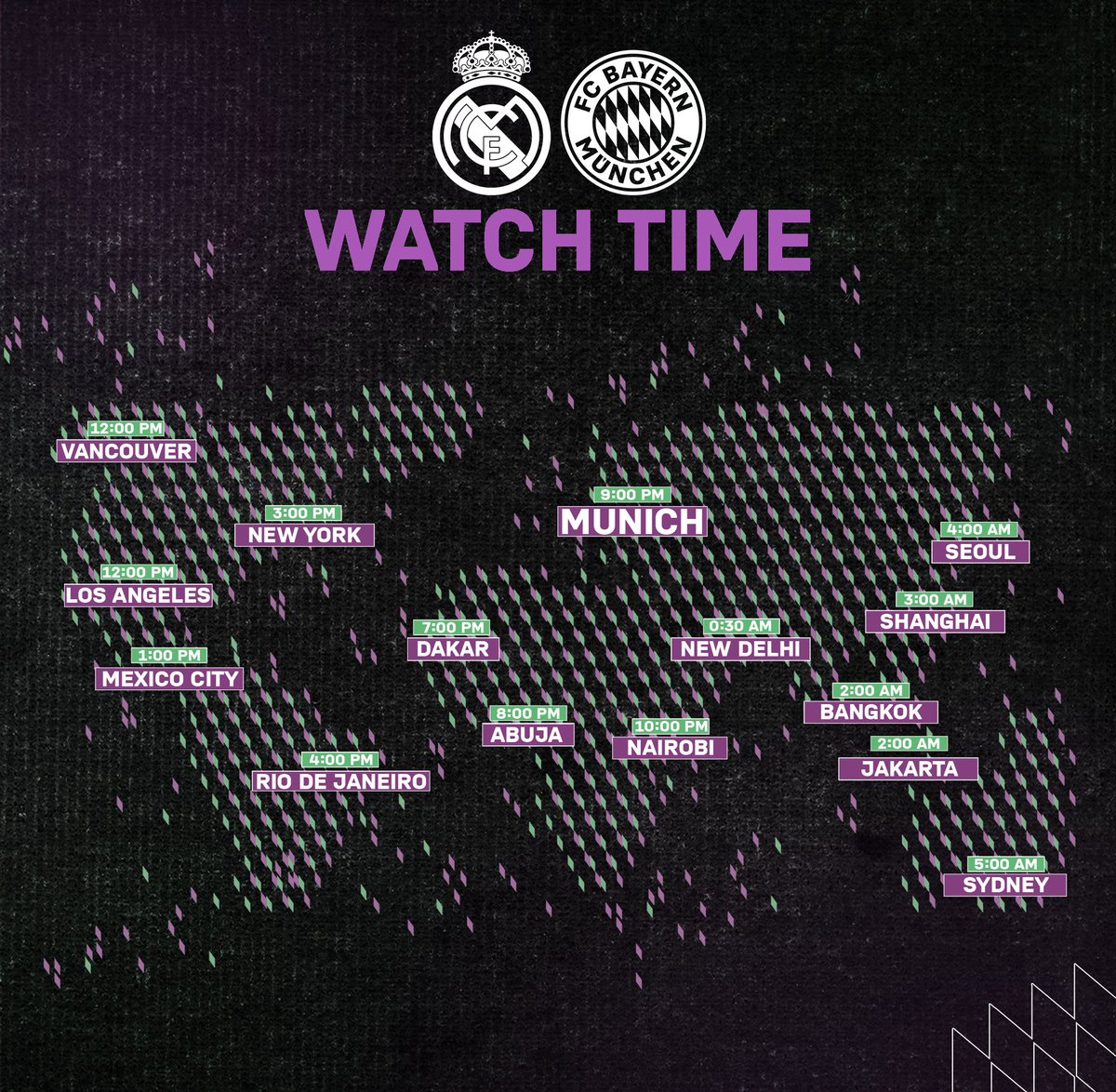 𝐅𝐂 𝐁𝐚𝐲𝐞𝐫𝐧 𝐢𝐬 𝐞𝐯𝐞𝐫𝐲𝐰𝐡𝐞𝐫𝐞 - but where are you supporting us from today? 🌍❤️

#MiaSanMia #UCL #RMAFCB