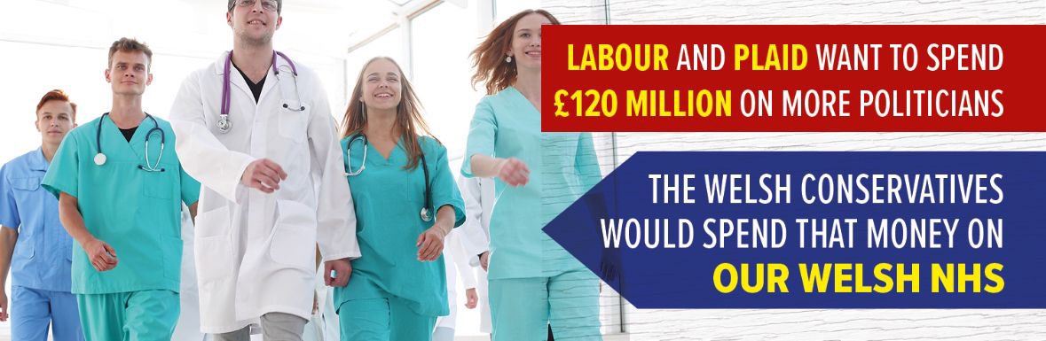 Today the Senedd will vote on Labour and Plaid’s plan for 36 more politicians in Wales. ❌ I will be voting AGAINST ❌ More politicians will cost £120m+ money that should be been spent on more doctors, nurses & teachers in Wales This is NOT a priority for the people of Wales.
