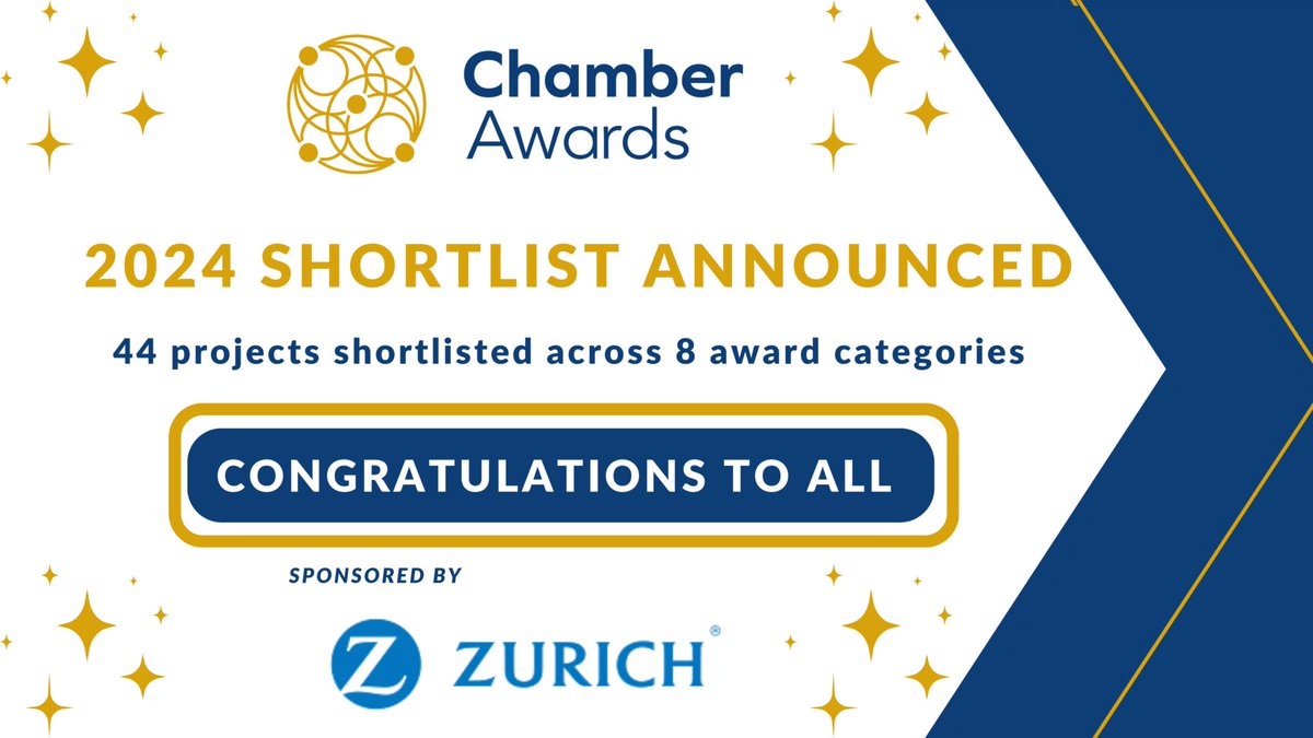 We are thrilled CHC has been shortlisted for the Sustainability & Biodiversity category in @ChambersIreland's 2024 Chamber Awards! We are proud to represent our members and stakeholders while working towards a more sustainable future for our community. chambers.ie/press-releases…