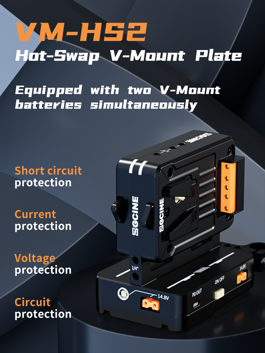 ZGCINE_Global's tweet photo. 🚀🚀Introducing VM-HS2 V Mount hotswap plate!
This plate allows you to mount two batteries at once on your camera. It also provides continuous power so you’ll never have to power down on set.
#zgcine #zgcinebattery #vmountbattery #vmountbatteries #hotswapplate #zgcinevmhs2 https://t.co/MlrNkk0niI