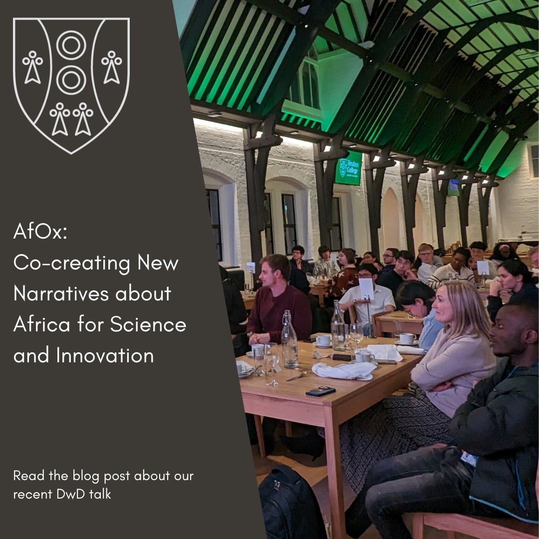 'The narratives around Africa as a continent have shifted considerably... to Africa rising and towards hope' Read more about our recent talk given by Prof Kevin Marsh: reuben.ox.ac.uk/article/afox-c… #diningwithdinosaurs #reubentalks