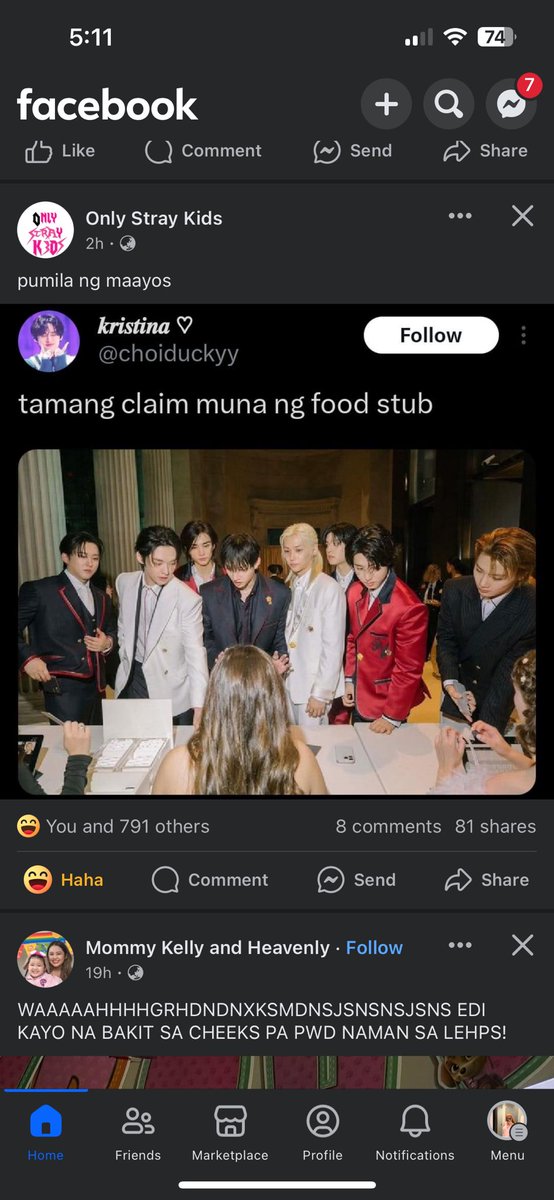 shoybeans's tweet photo. @choiduckyy Kahit sa fb nag kakalat ka Tina! 🤣 https://t.co/DuEsZ1Ongc