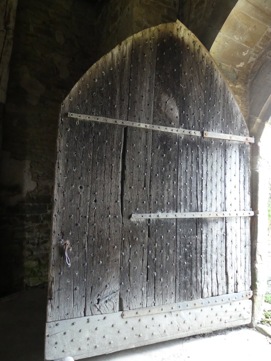 #Woodensday   Door from Stokesay Castle.