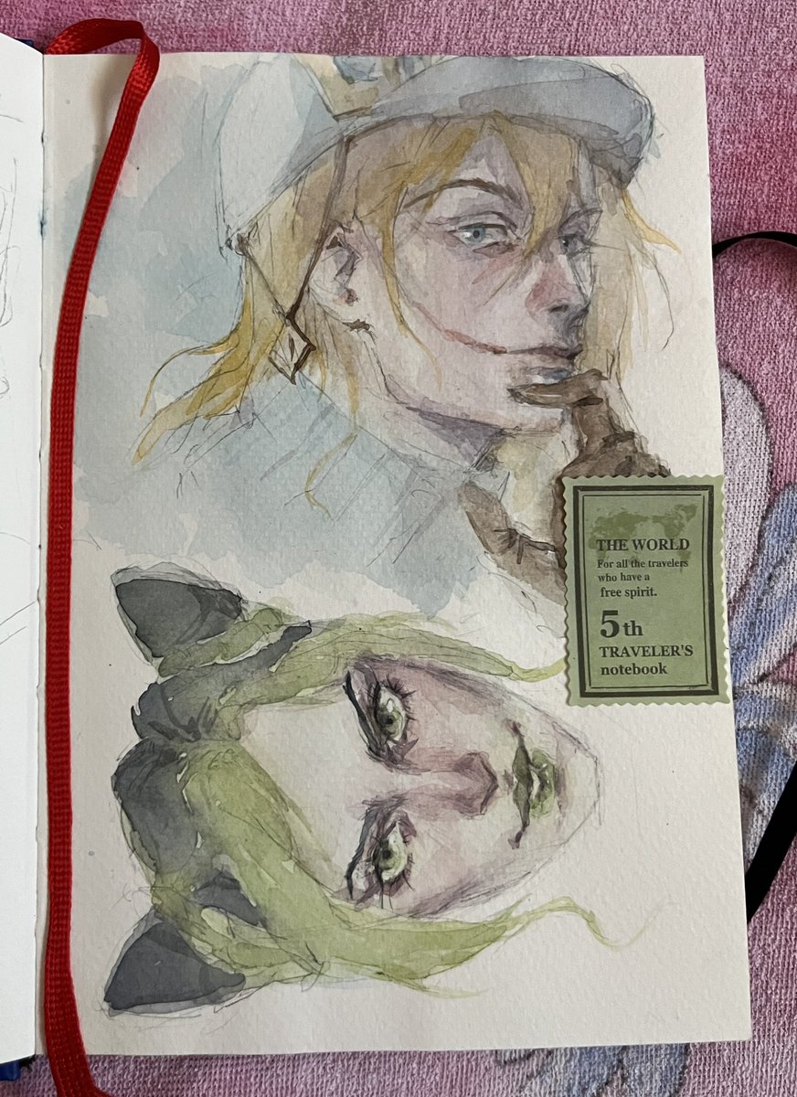 watercolour sketches from 2021