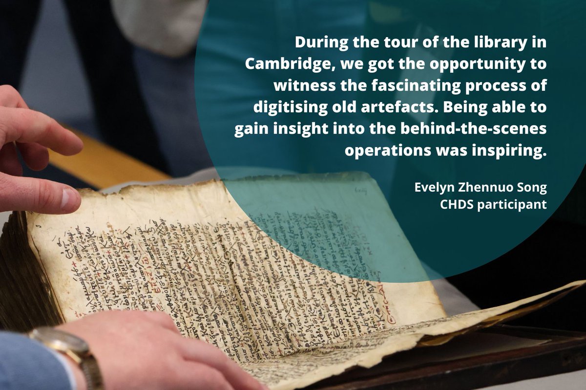 ⚡ NEW BLOG ⚡ ‘An incredibly enriching and enlightening experience’: Reflections on the Cambridge Cultural Heritage Data School Read the CHDS testimonials here: buff.ly/4a3A9OE