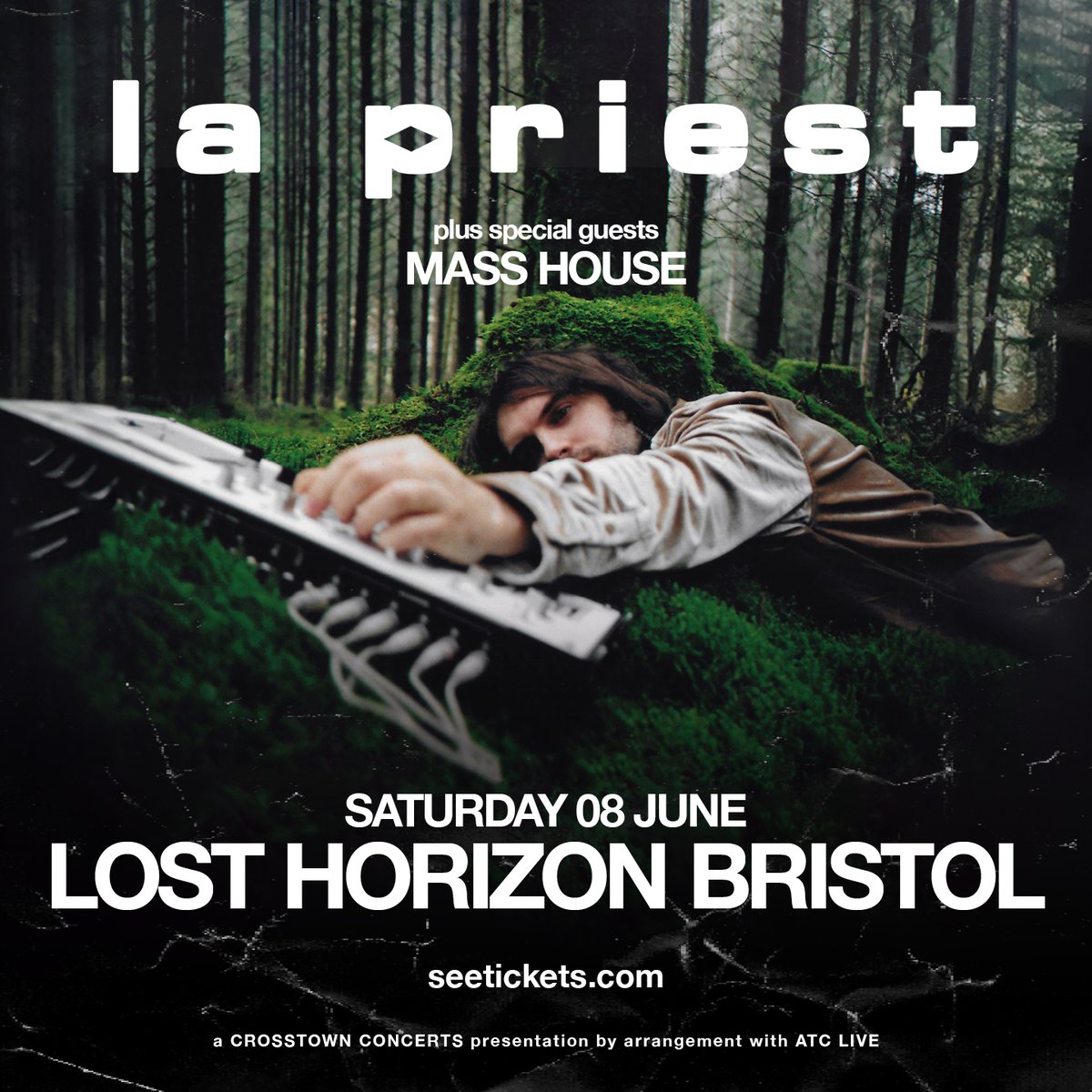 MASS HOUSE join @trulylapriest at @LostHorizonHQ Saturday 8th June. Tickets here: crosstownconcerts.seetickets.com/event/la-pries…