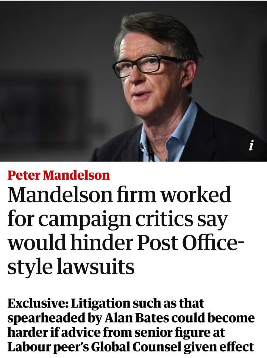 This is the man advising Starmer to water down workers' rights policies. Founder of corporate lobby firm Global Counsel whose clients include union-busting Centrica — the company that fired hundreds of British Gas engineers who refused to accept attacks on terms & conditions.