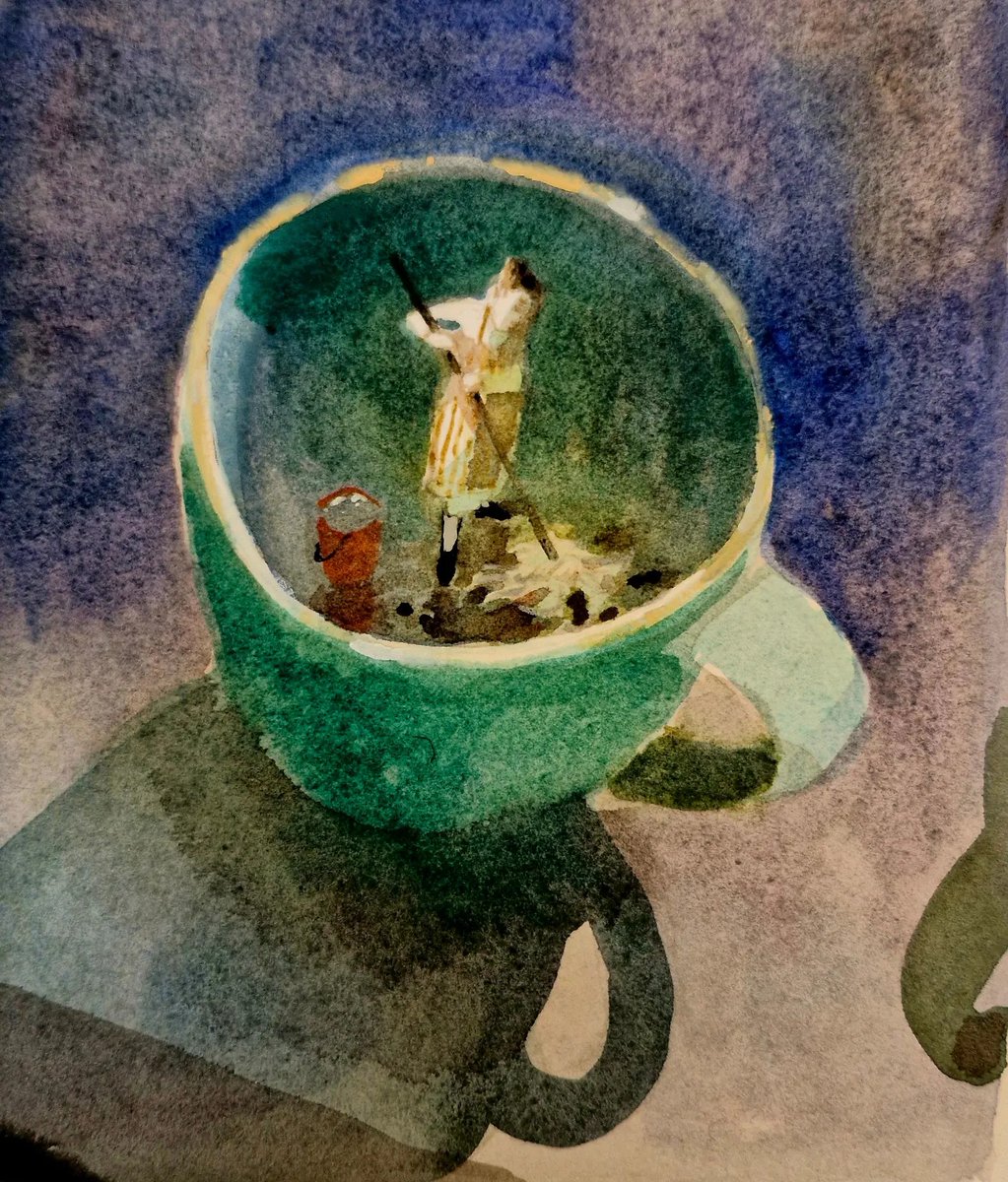 Tea Lady

#watercolor #watercolour #illustration