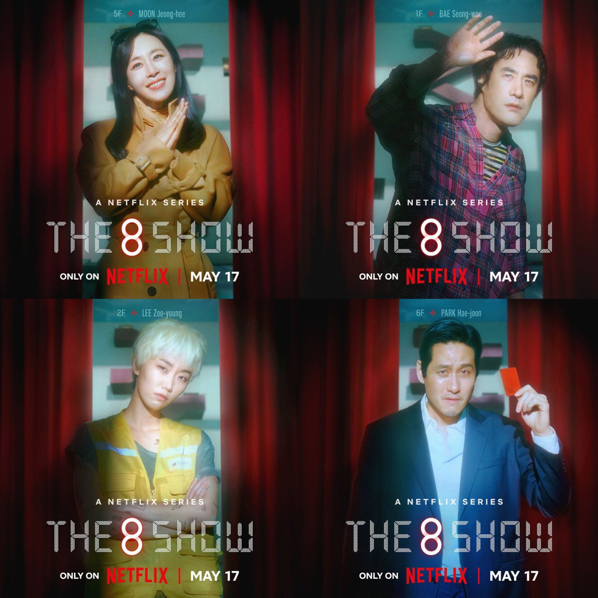 Netflix Series #The8Show Streaming From 17th May On #Netflix.
Starring: #RyuJunYeol, #ChunWooHee, #ParkJeongMin, #LeeYulEum, #ParkHaeJoon, #LeeZooYoung, #MoonJeongHee, #BaeSeongWoo & More.
Created By #HanJaeRim.

#The8ShowOnNetflix #KDrama #NetflixSeries #OTTUpdates #PrimeVerse