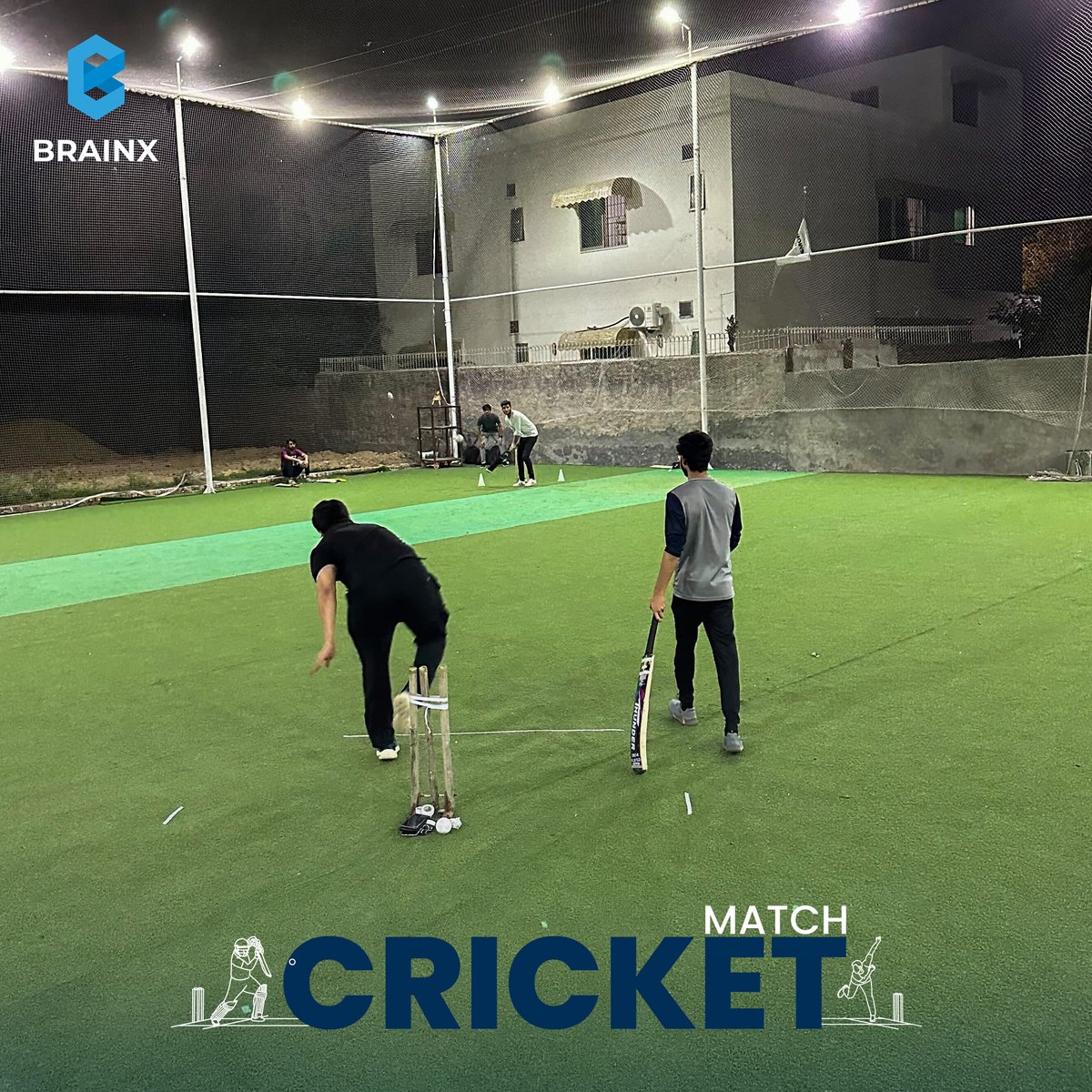 BrainXTechs's tweet image. Team spirit at its finest! 🌟 Our BrainX squad hits it out of the park, both on and off the field. 🏏 Let the cricket fever continue! 🎉 

#WorkHardPlayHard #BrainX #BrainXCricketFun #TeamSpirit #WorkHardPlayHard  #OfficeCricket