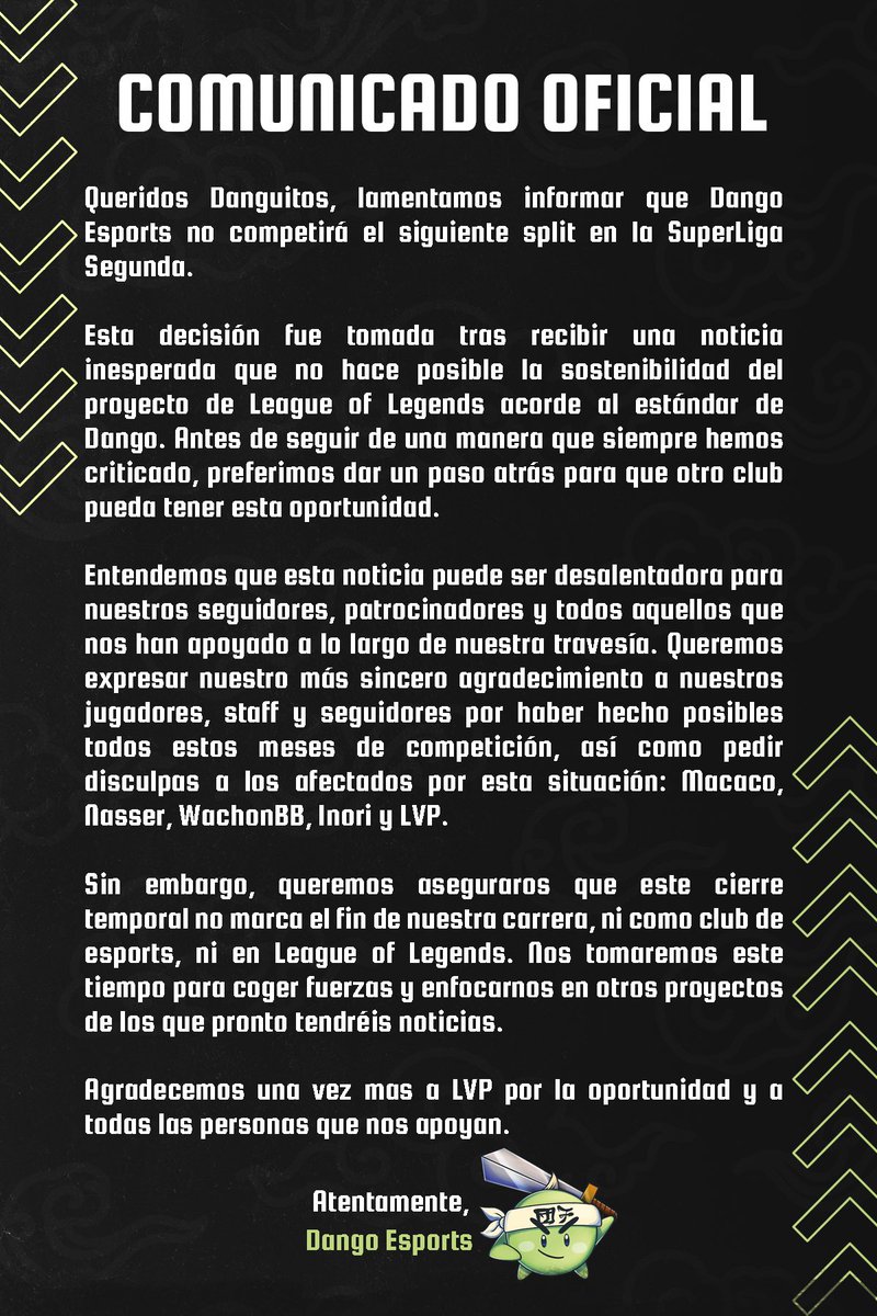 Dango Esports (@dango_esports) on Twitter photo 