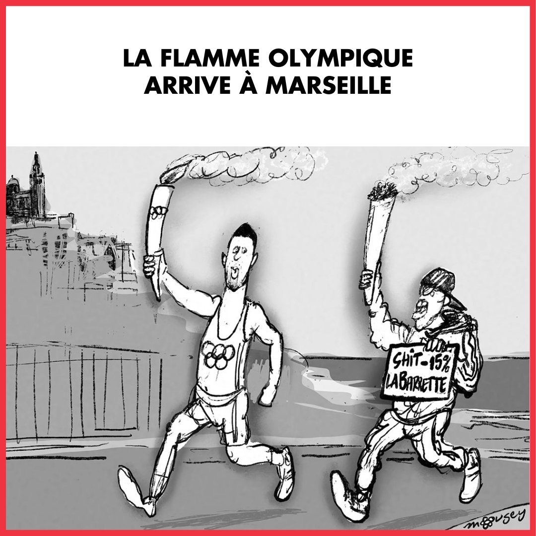 ✏️ L'actu vue par Mougey #FlammeOlympique
