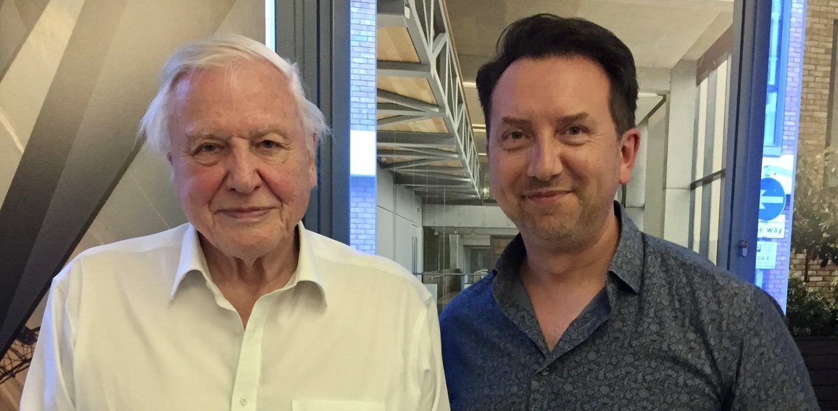 Happy 98th birthday Sir David Attenborough, it’s been an honour listening, watching and working with you.