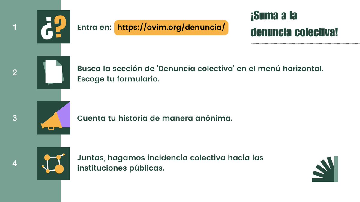 No son casos aislados. Hagamos incidencia colectiva hacia las instituciones públicas para cambiar las cosas. ¿Te sumas a la #denunciacolectiva? #OVIM #QueSeSepa #EsViolenciaInstitucional ➡️ ovim.org/denuncia/ @heliadones @almenafeminista