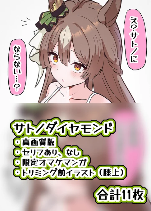 すべてのトレーナーをサトノにするダイヤちゃんはこちら
https://t.co/0zRsr93y7E 