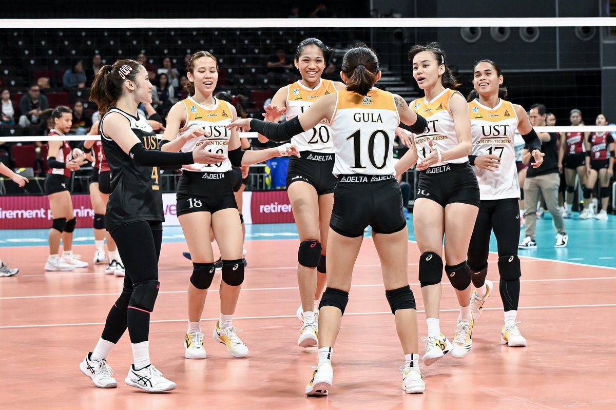 volleytiger's tweet image. Both the MEN’s and WOMEN’s volleyball teams of UST are advancing to the FINALS!

Last time this happened was during Season 73.

HUGE CONGRATULATIONS TO ESPAÑA! #UAAPSeason86