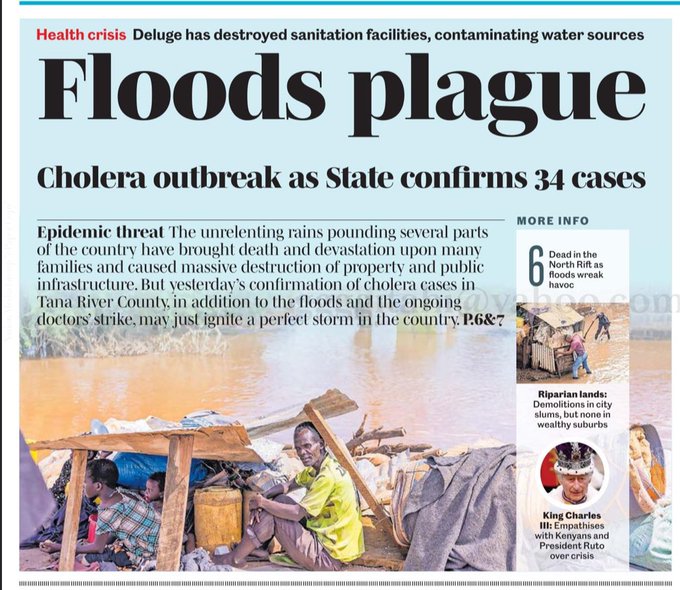 Cholera outbreaks are a significant danger in flood-affected regions due to the contamination of water sources with the Vibrio cholerae bacterium. The bacteria can spread quickly through floodwaters, leading to the swift transmission of the disease. #Cholera is characterized by…