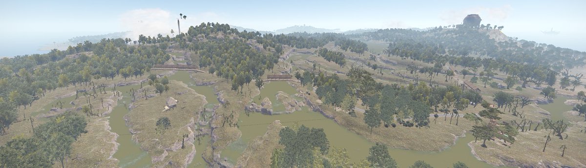 Day 24:
@playrust 
After 7 days of optimization and Community Bug Testing, I've doubled forest density, increased performance by 75%, and reduced entity count by 50k.
I'll be showcasing this on @WC_Servers this Thursday.
#thejungle
P.S. - More images in the comments🤘