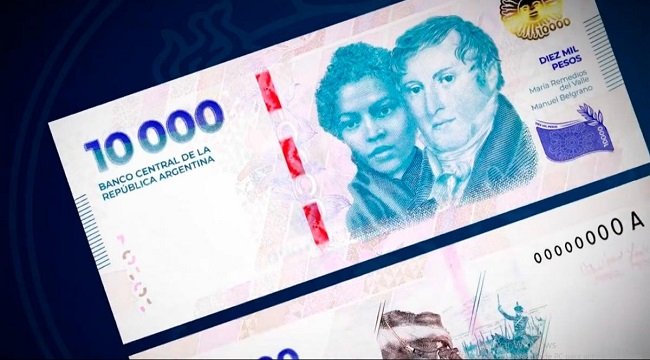 Argentina Introduces 10,000-Peso Banknote