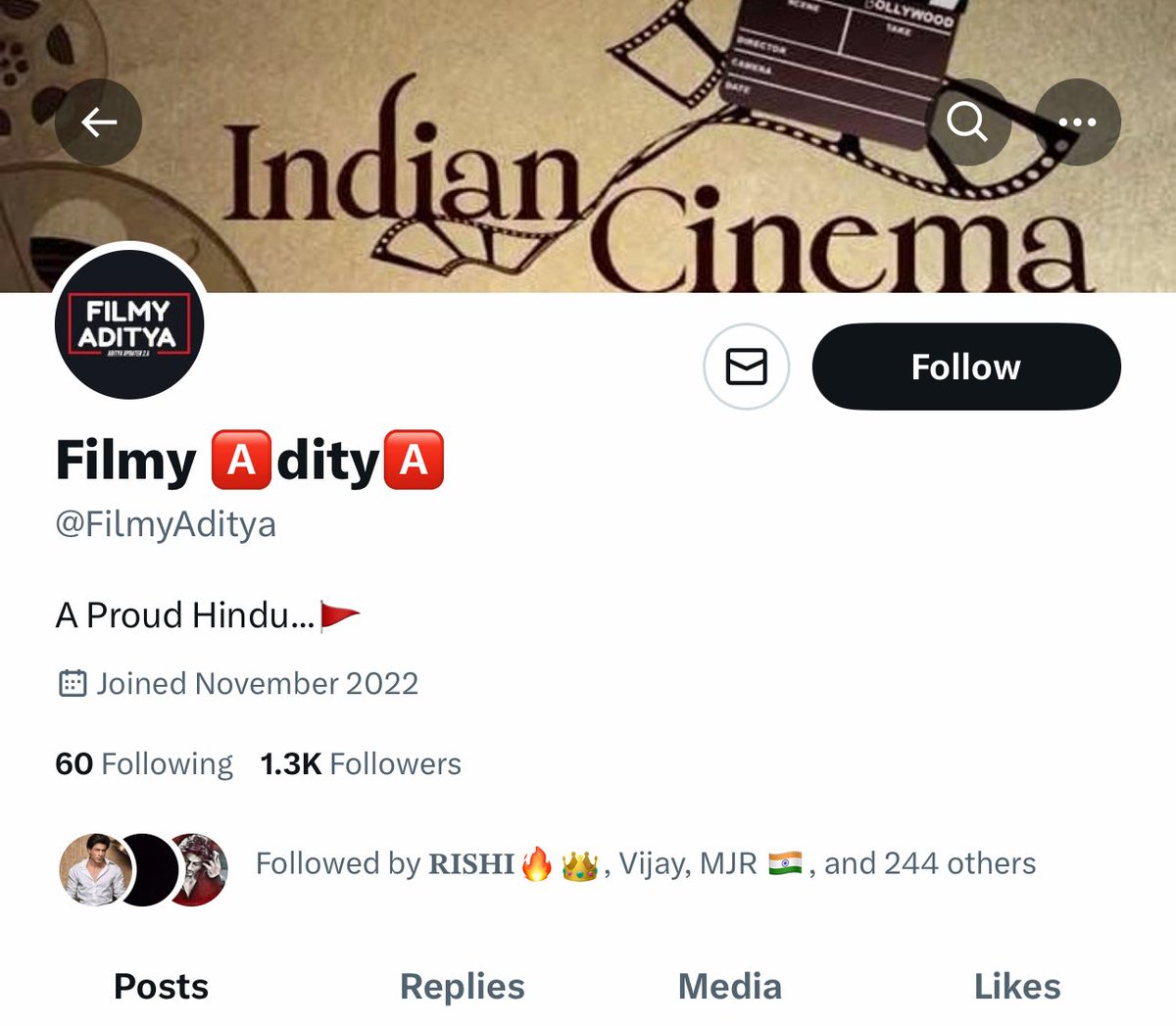 Requesting all 246 mutuals to unfollow this @FilmyAditya guy !! He is NOT a #ShahRukhKhan fan !! 60 following vs 1.3k followers !! These guys are here just to gain followers n then unfollow them !!