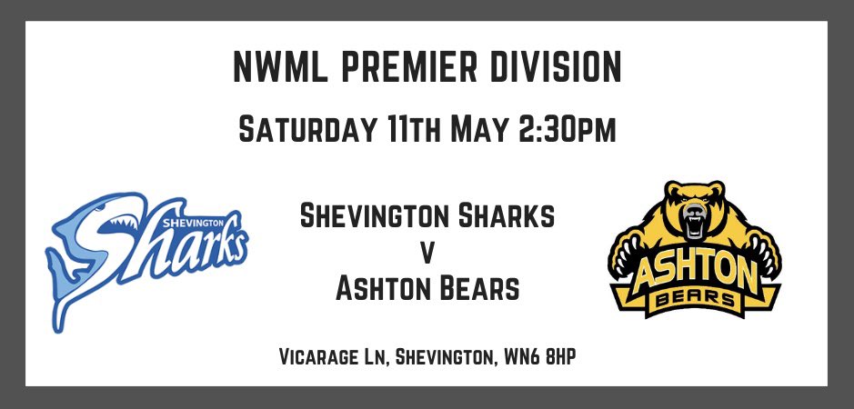 OPEN AGE FIXTURE Our lads will be looking to bounce back from the cup defeat at the weekend with a short trip to @ShevingtonShark Get there and support them if you can 👍🏻🐻🏉