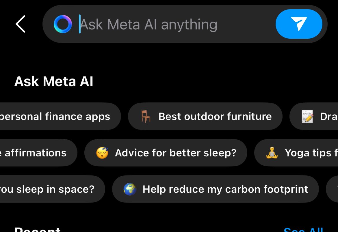 Do you use Meta AI in Instagram?

#buildinginpublic #connect