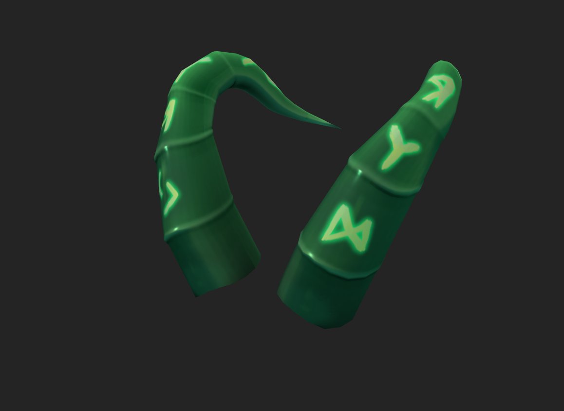 BTW I TEXTURED THE HORNS ... ALPHA MADE THE MESH AND I JUST EDITED IT AND OPTIMIZED IT