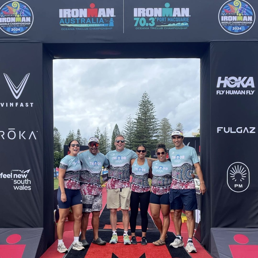 𝗨𝗣 𝗧𝗛𝗘 𝗠𝗢𝗕! All six IRONMOB Project athletes crossed the finish line at IRONMAN Australia, rewriting the history books. 📰 bit.ly/IRONMOB