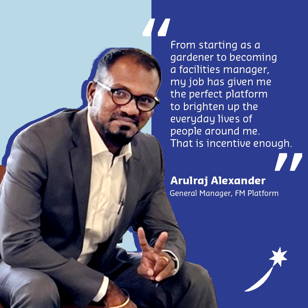 As we pay tribute to our FM teams on #WorldFMDay, we would love to share the inspiring story of Arulraj Alexander, who began his journey with us as a gardener a decade ago and blossomed into General Manager, FM Platform. Read his story here: bit.ly/4brLFEJ