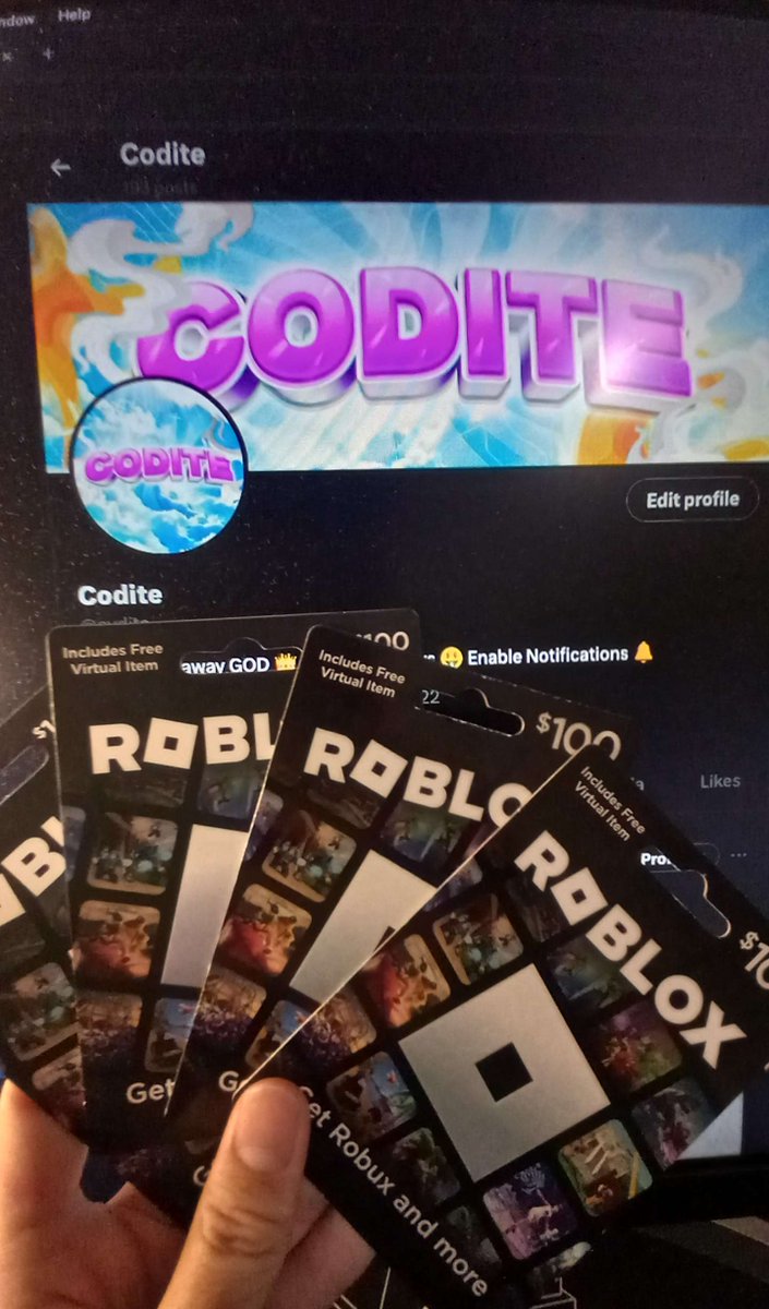 Who wants a FREE Robux Giftcard 🤑 ?
(STILL MANY LEFT!!)

❤️ Like
🔁 Repost
✅ Follow Me so I can DM you the code!

#ROBLOX #ROBLOXDev #ROBLOXGiveaway #robuxgiveaway #robuxgiftcard #FreeRobux #robuxcode #free #redeem #robux #giftcard