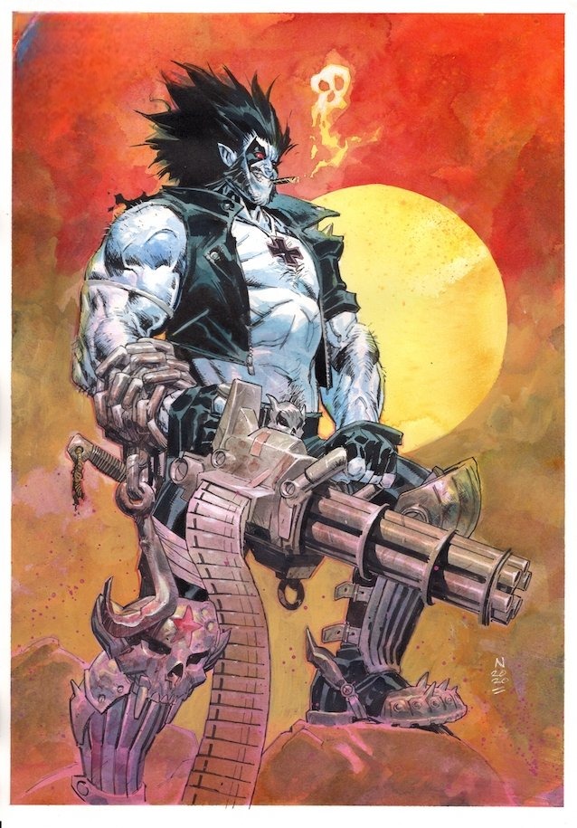 Lobo by Nic Klein #comicart #comicbookart