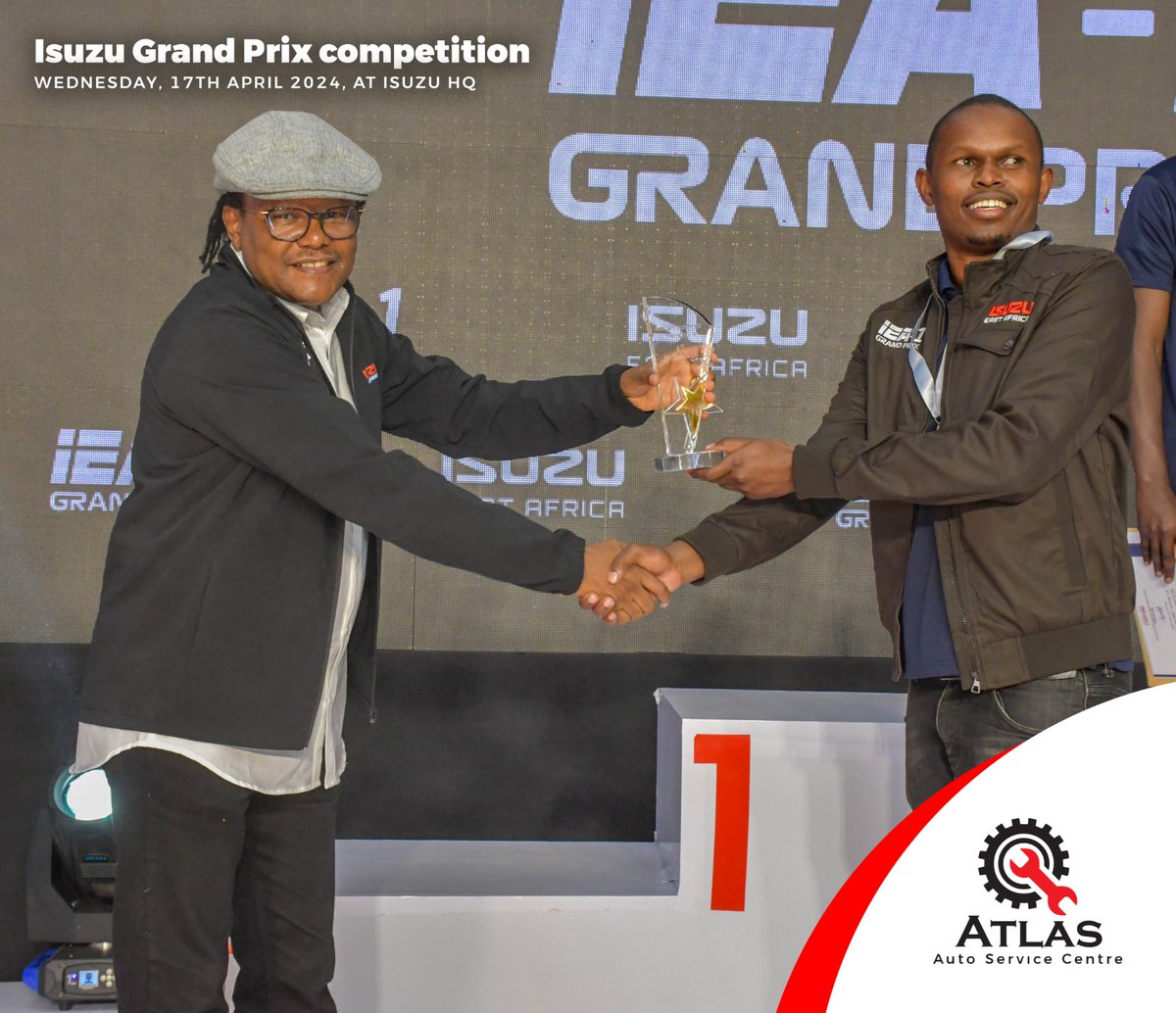 Congratulations to Antony for bringing home the gold at the Isuzu Grand Prix competition held at Isuzu Headquarters!🏆✨ Your dedication and expertise shine bright, setting the standard for excellence in our industry. #IsuzuGrandPrix #TeamAtlas #TeachersDay  #GenZ #nairobifloods