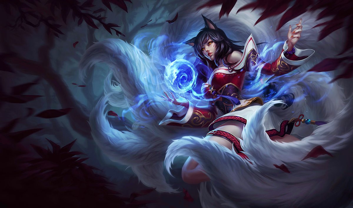 Faker's Ahri skin Hall Of Legends came out first (approximately before the MSI finals) rather than T1's worlds skin🫡