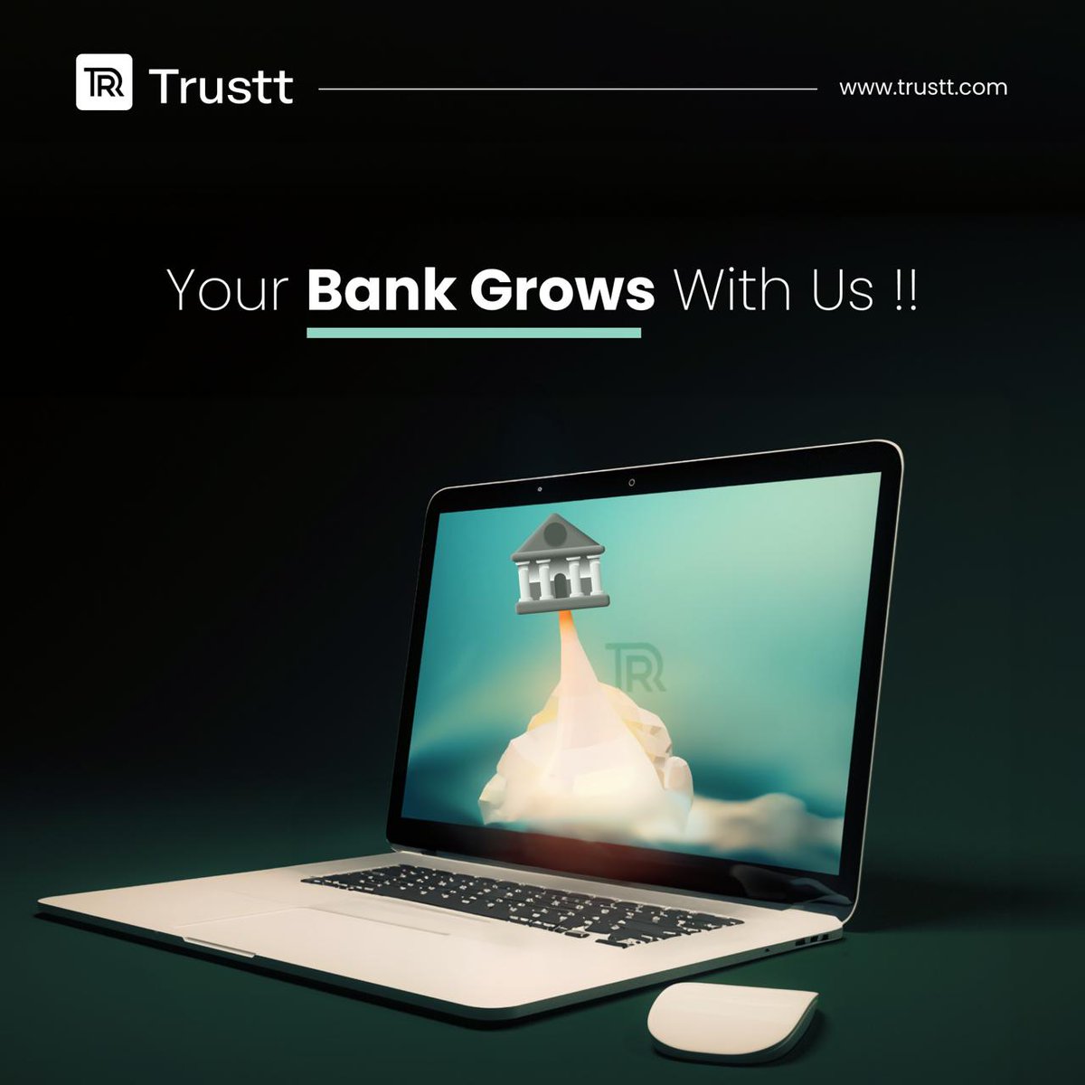 Fueling growth, igniting success! 🚀 

Trustt powers your bank's journey to new heights. Together, let's soar beyond limitations and embrace boundless opportunities. 

#Technologyyoucanbankon #tech #advancement #digitalbanking #financeinnovation #fintechrevolution #Trustt