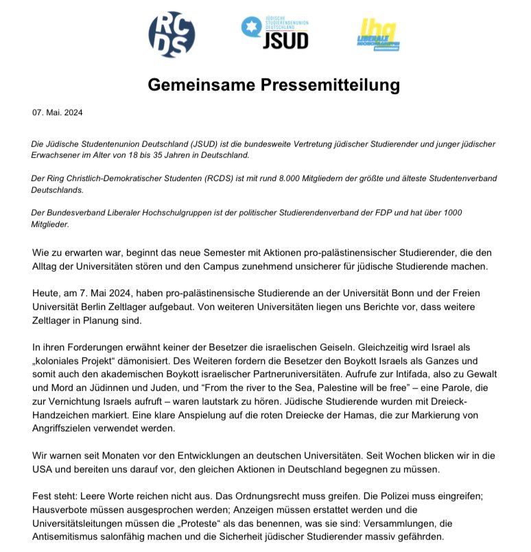 📰Gemeinsame Pressemitteilung📰