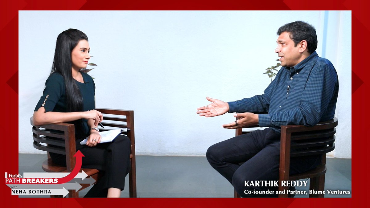 Join Forbes India's @nehabothra_7 in an insightful discussion with @BKartRed, co-founder and partner, @BlumeVentures, on all things startups. Catch the full episode on Forbes India Pathbreakers on May 15: youtu.be/dpI8dFZlCBc